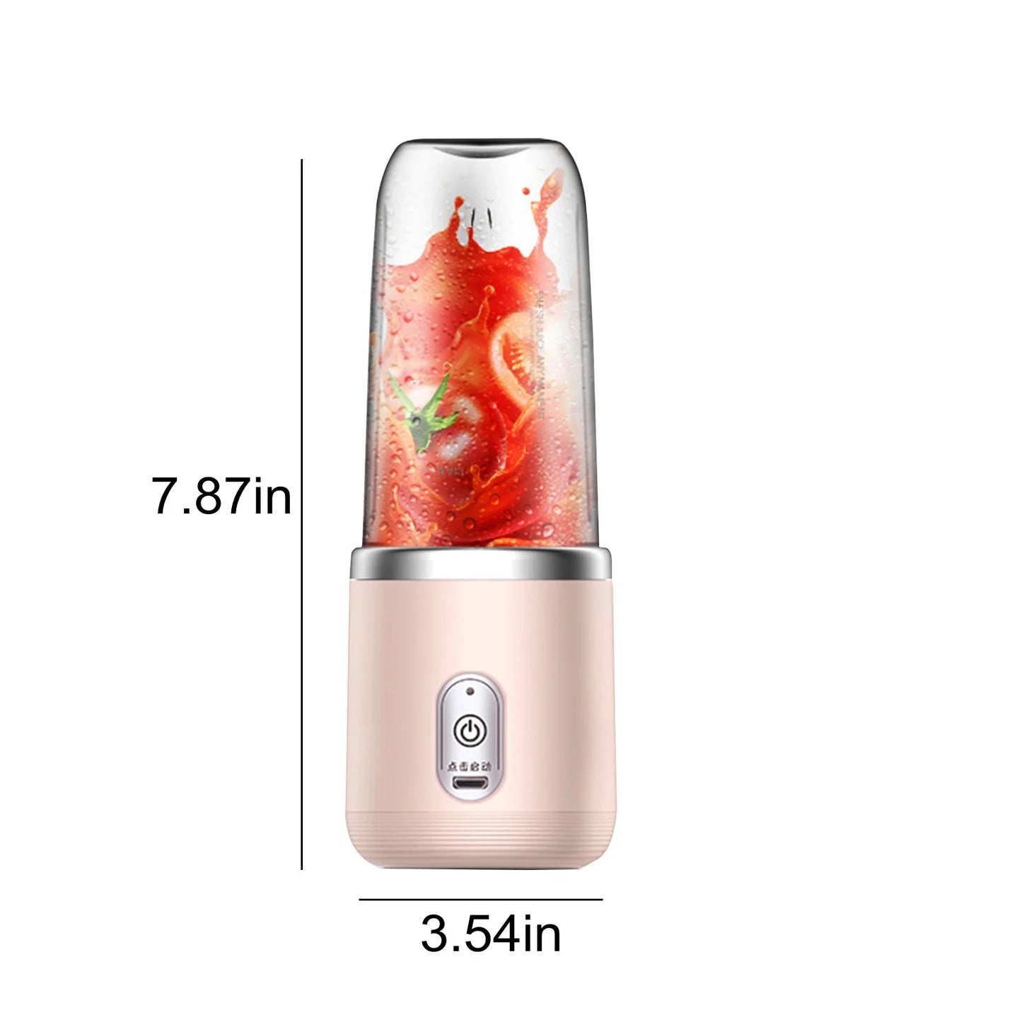 Winter Savings Clearance!  Portable Blenders ,Personal Blend-Er for Shakes and Smoothies, Fruit Juicer USB Rechargeable with 6 Blades, Handheld Blenders for Sports Travel and Outdoors